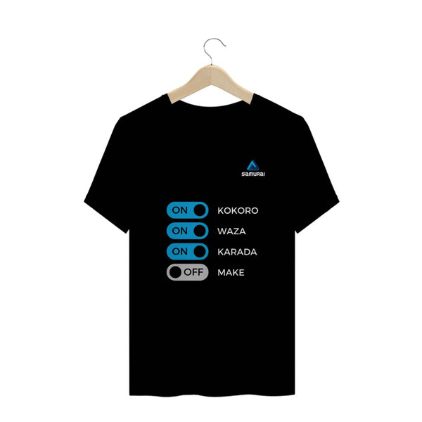 CAMISETA MASCULINA SAMURAI PRETO ONLINE
