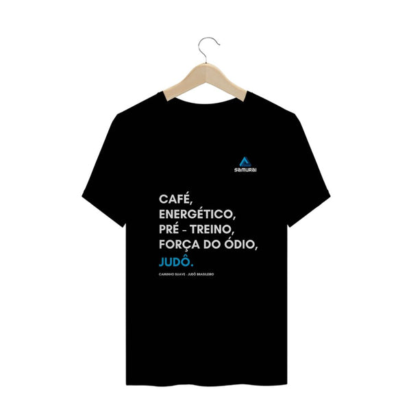 CAMISETA MASCULINA SAMURAI PRETO PRE TREINO