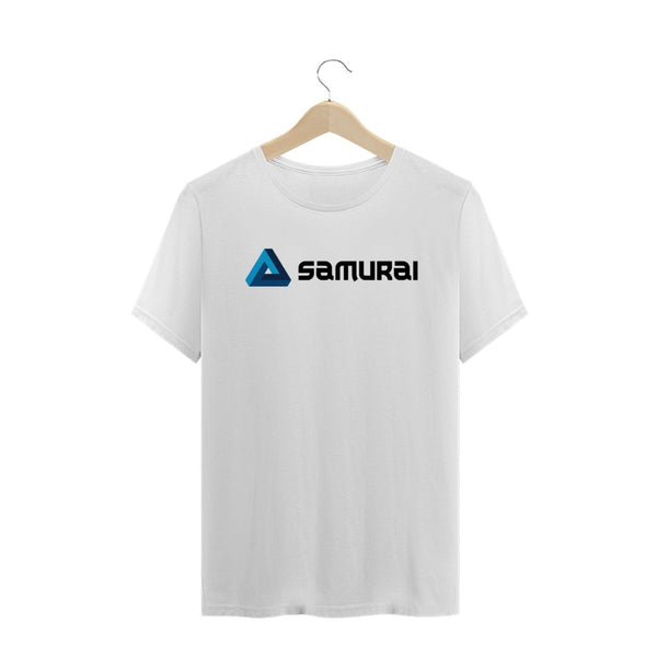 CAMISETA MASCULINA SAMURAI BRANCO PRO