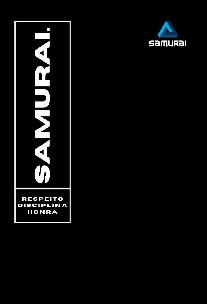 CAMISETA MASCULINA SAMURAI PRETO CLASSIC DESIGN