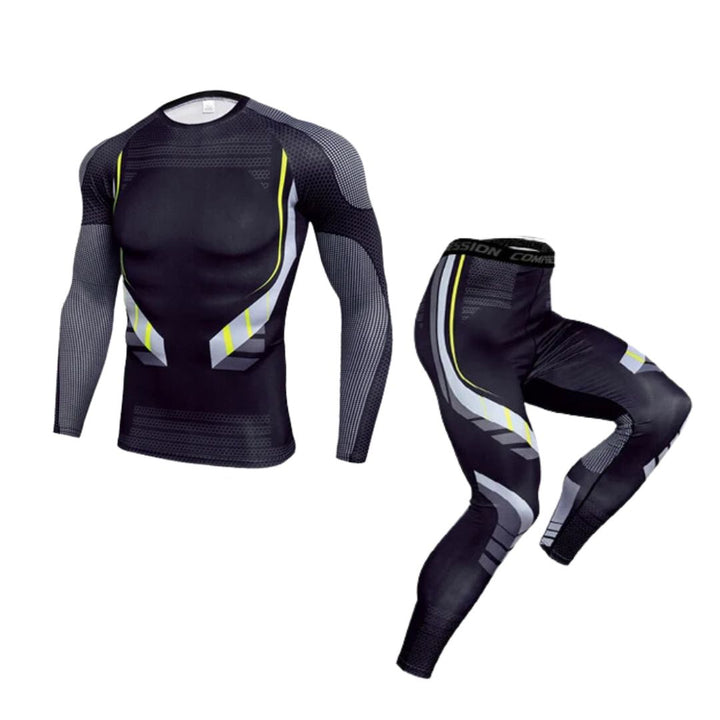 KIT-RASH-GUARD-FAST-PRETO-COM-CALÇA-TERMICA-SAMURAI