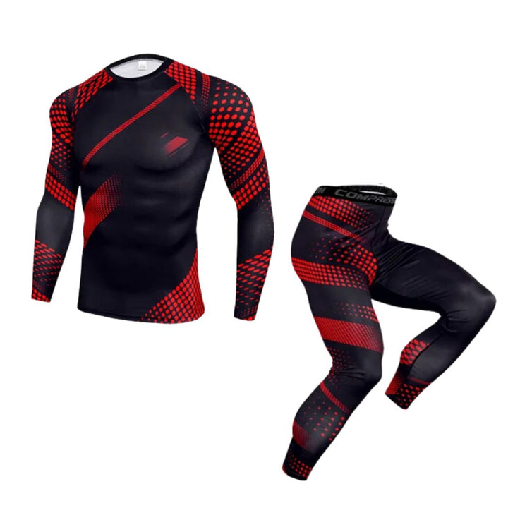 KIT-RASH-GUARD-FAST-VERMELHO-COM-CALÇA-TERMICA-SAMURAI