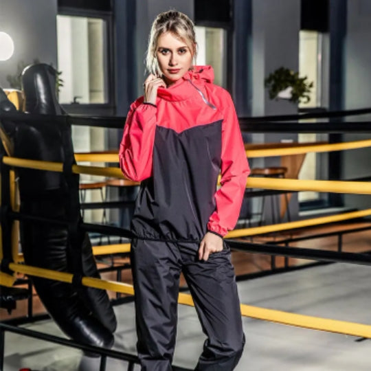 ROUPA DE SAUNA FEMININA VERMELHO SAMURAI COMPRAS MODELO